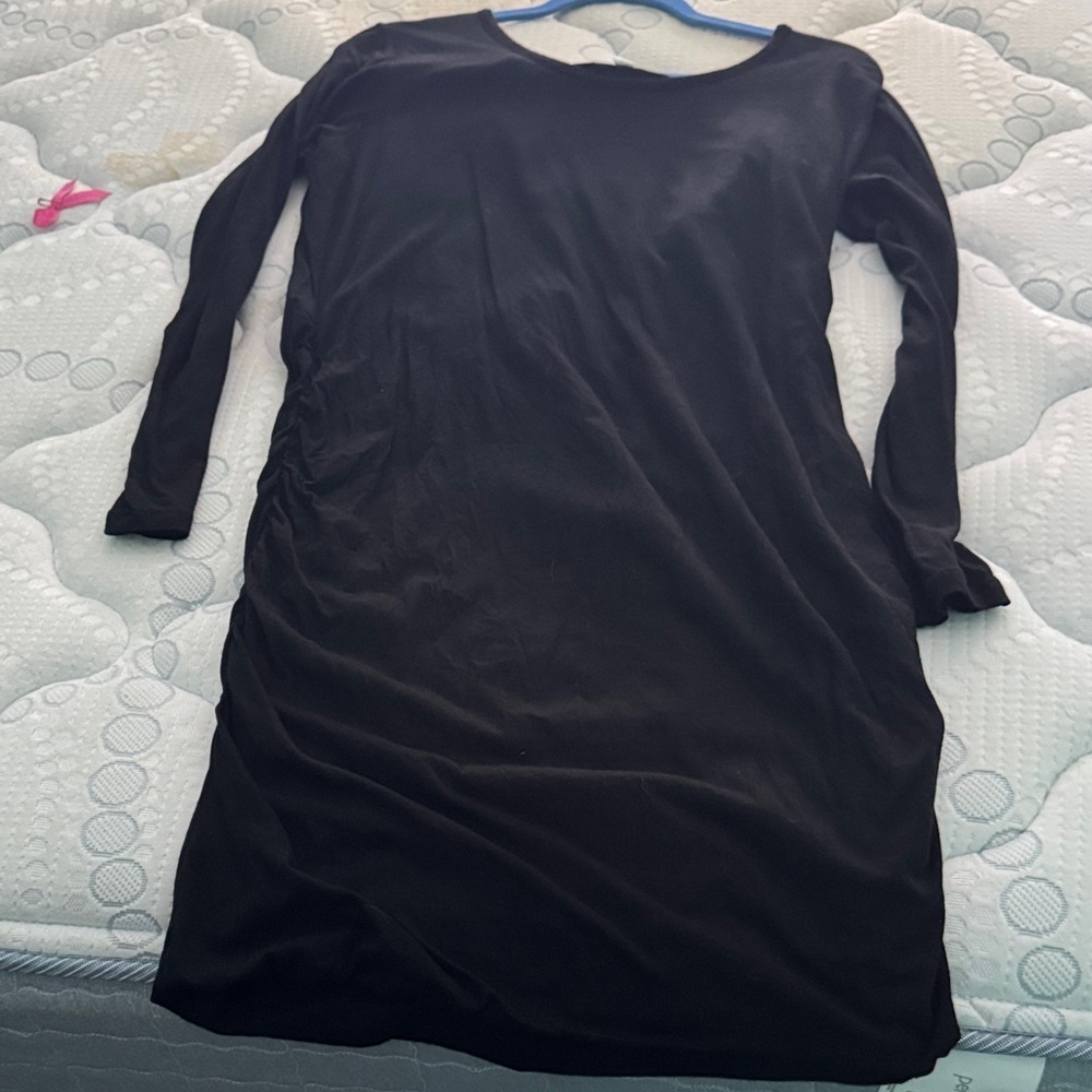 GAP maternity Black Long Sleeve Dress